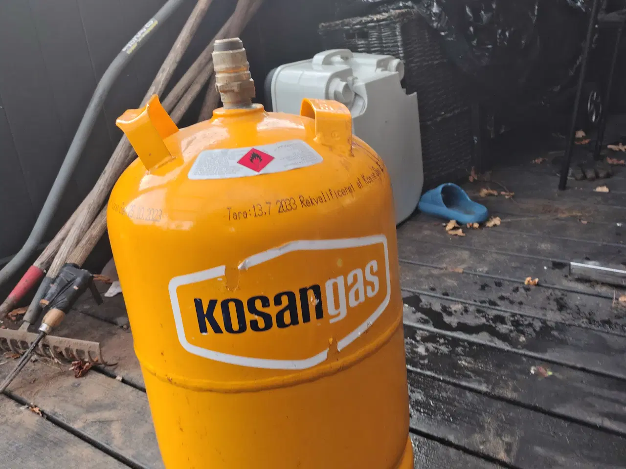 Billede 1 - Tom stål gasflaske