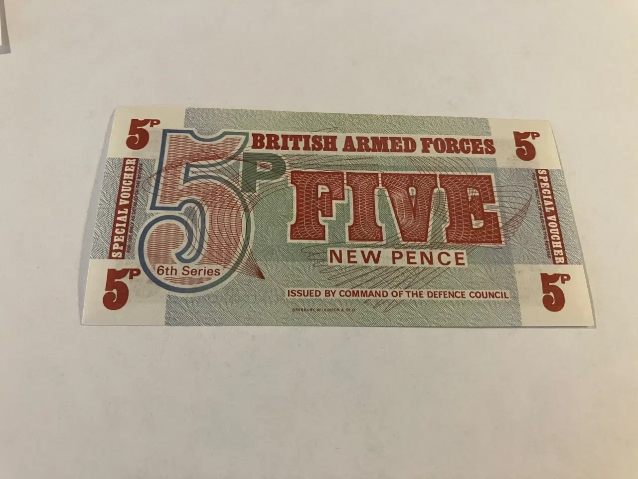 Billede 1 - 5 New Pence - British Armed Forces