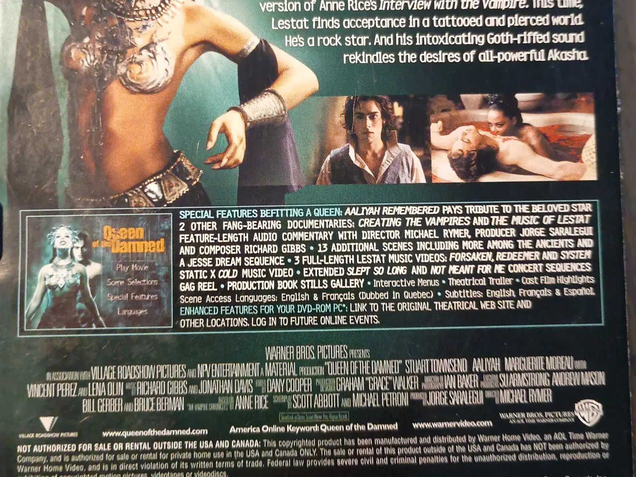 Billede 2 - Queen Of The Damned, DVD.