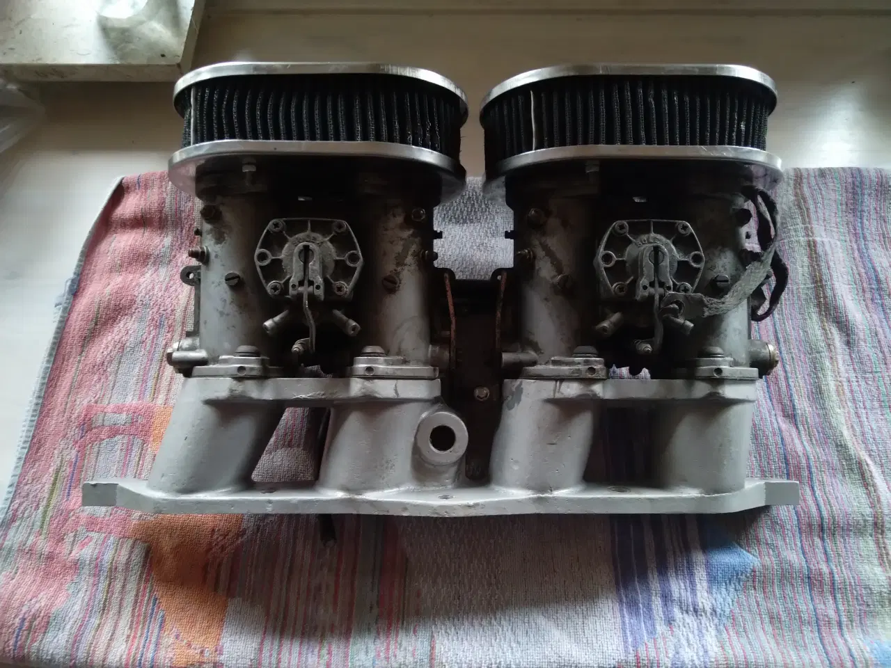 Billede 3 - Solex karburatore med manifold