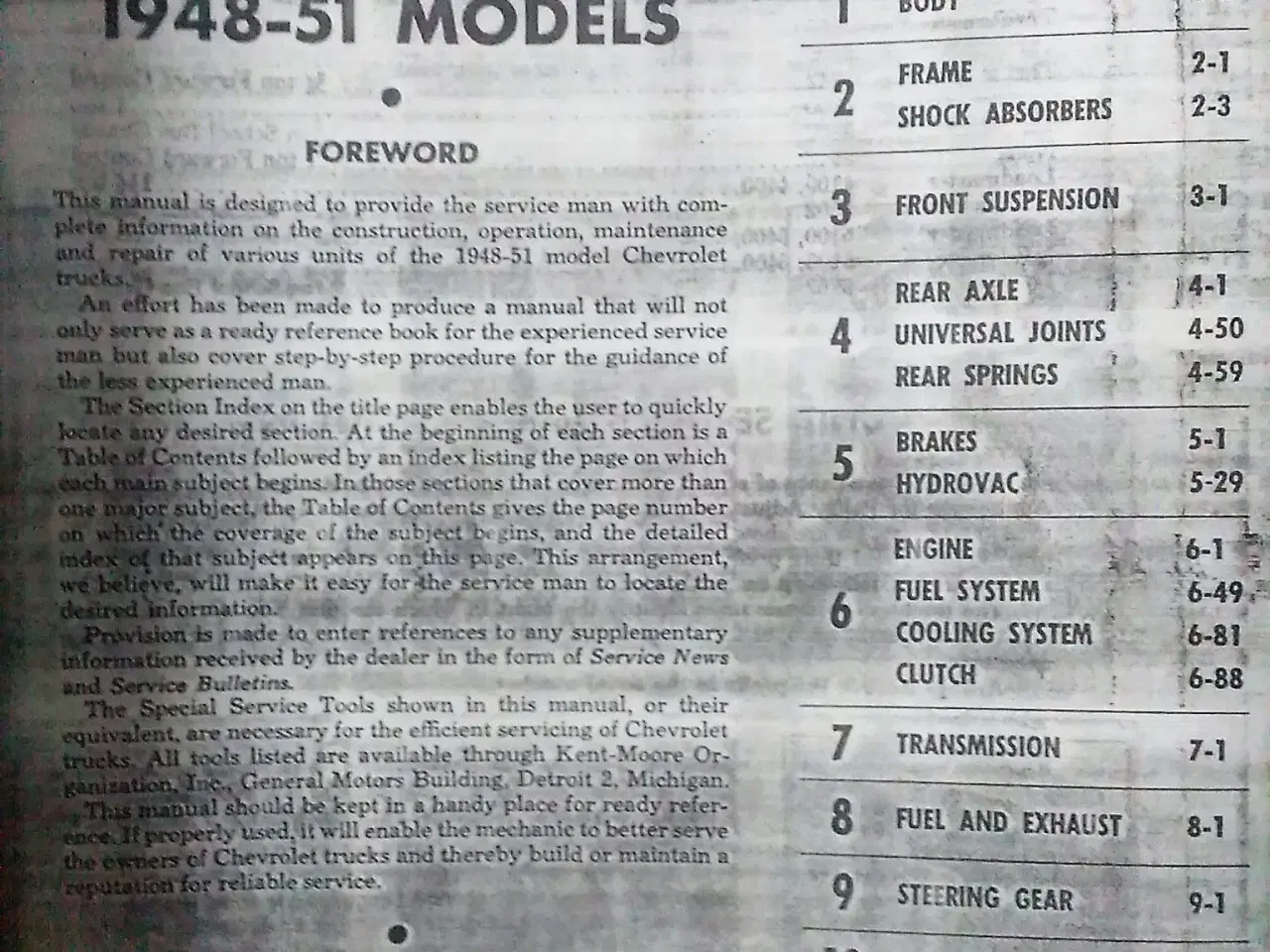 Billede 2 - Shop Manual, 1948-52 Chevrolet Truck