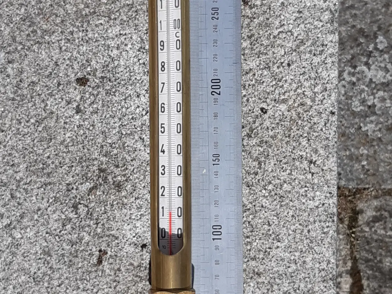 Billede 1 - Termometer 3/4"  320mm Lang