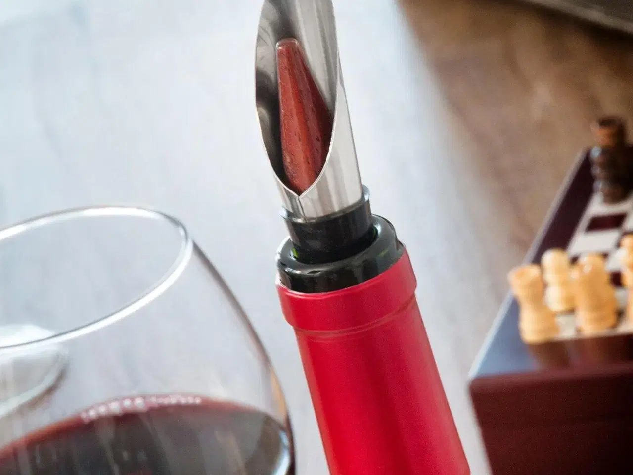 Billede 5 - Vin- og skaksæt - 37 dele