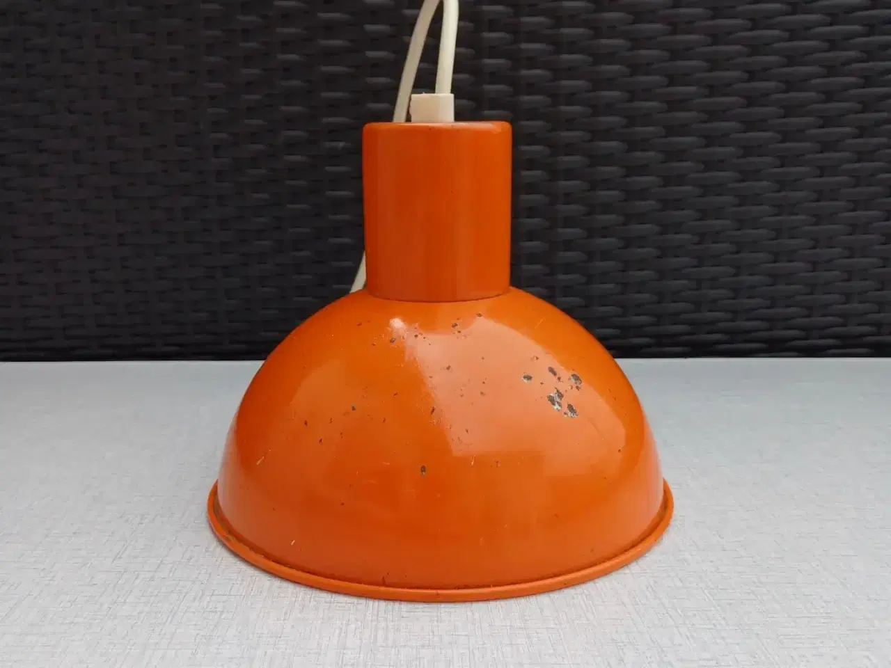 Billede 5 - Orange retro loftslampe.