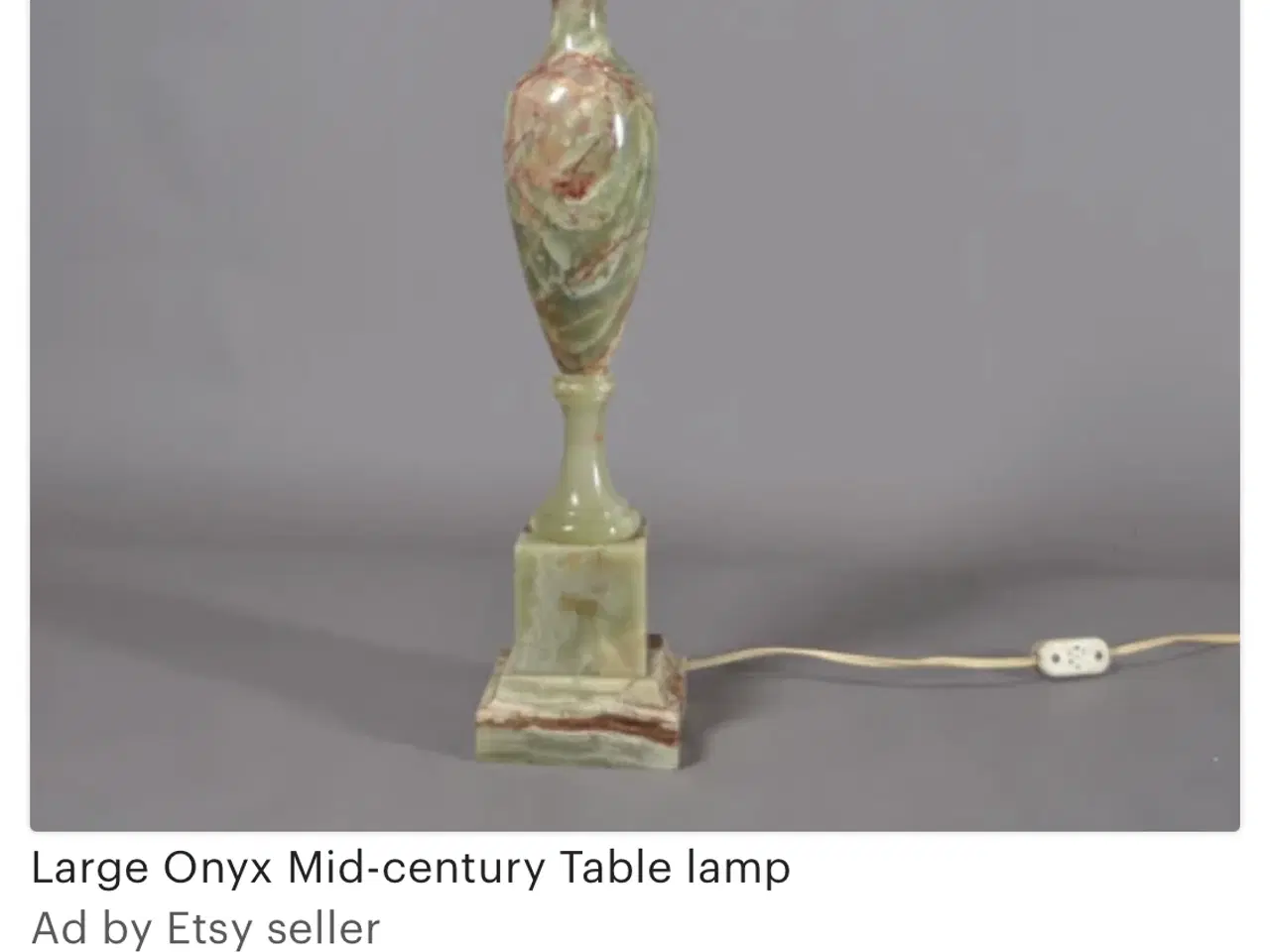 Billede 3 - Onyx bordlampe 