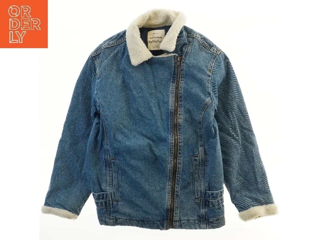 Billede 1 - Zara Denimjakke med pelsfor (str. 152)