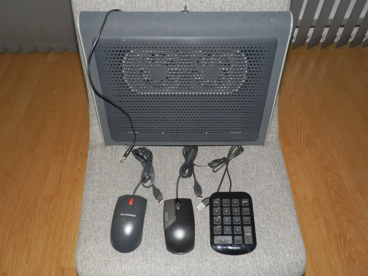 Billede 1 - Mus, Tragus Numerisk tastatur og Laptop cooler