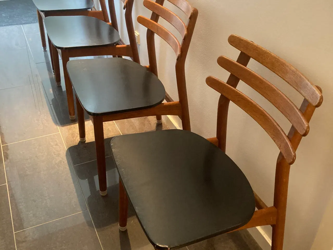 Billede 3 - Stole j48 i egetræ 