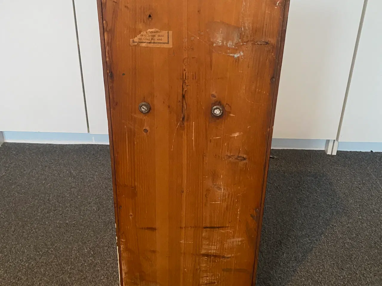 Billede 2 - Antik stueur med lodder og pendul