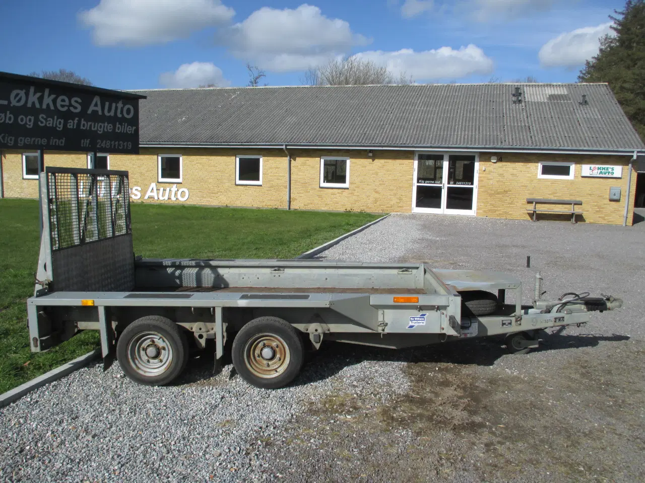 Billede 2 -  Ifoe Williams Maskintrailer med rampe 3500Kg