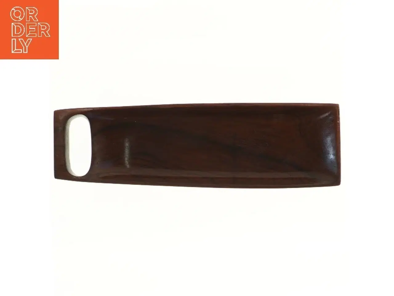 Billede 2 - Palisander Træfad med håndtag (str. 38x11 cm)