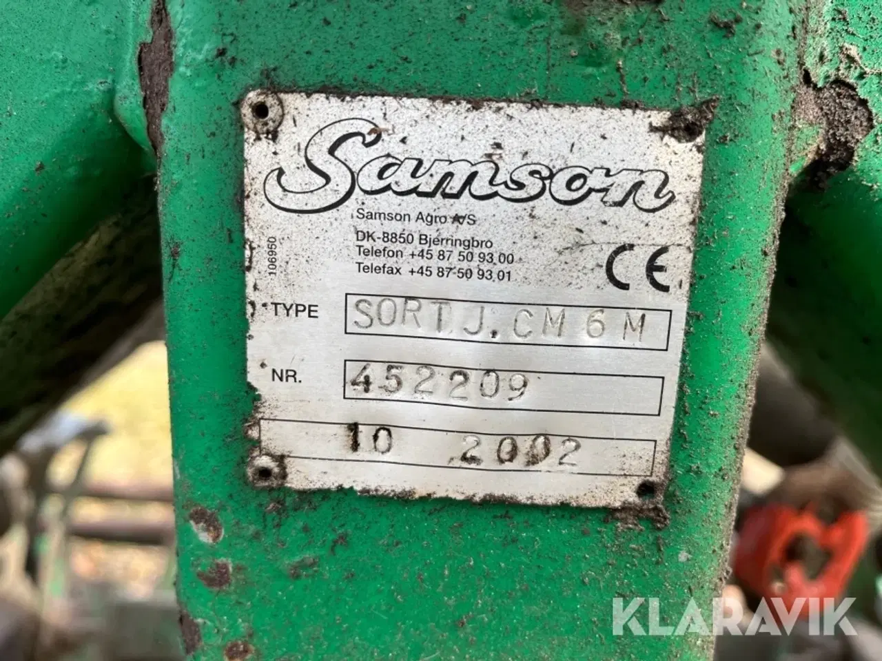 Billede 6 - Sortjordsnedfælder Samson CM6 M