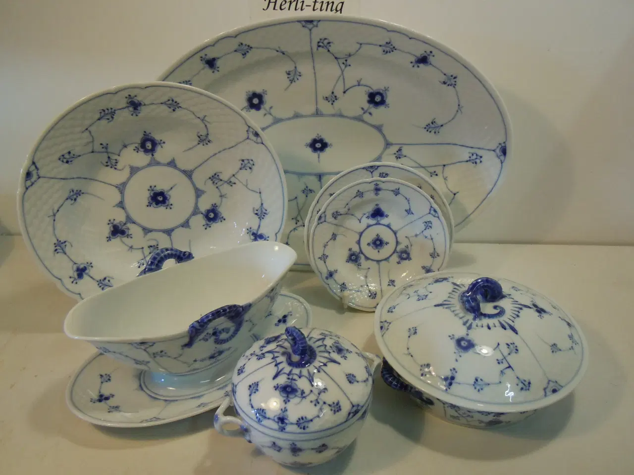 Billede 1 - OPHØR 20% på viste B&G Musselmalet dele. Pris fra