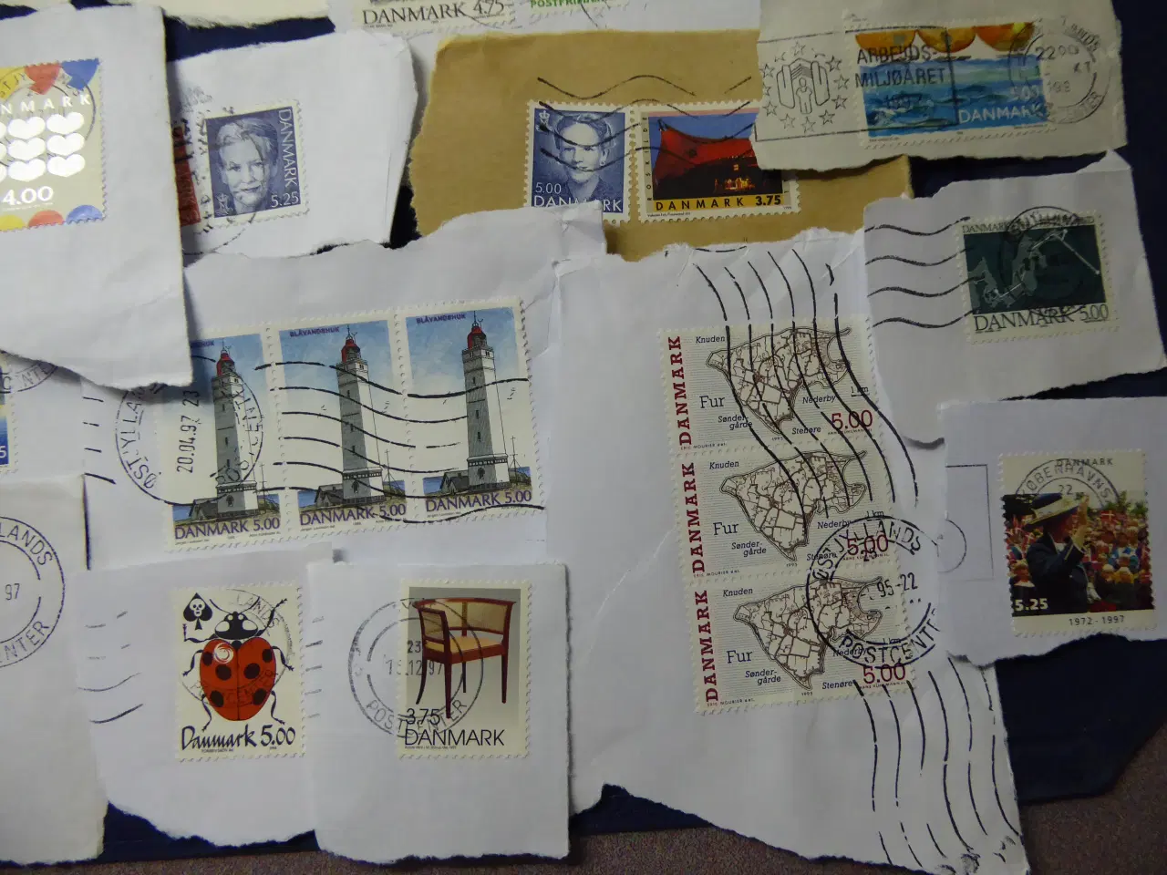Billede 19 - Danske og udenlandske frimærker fra 1990'erne