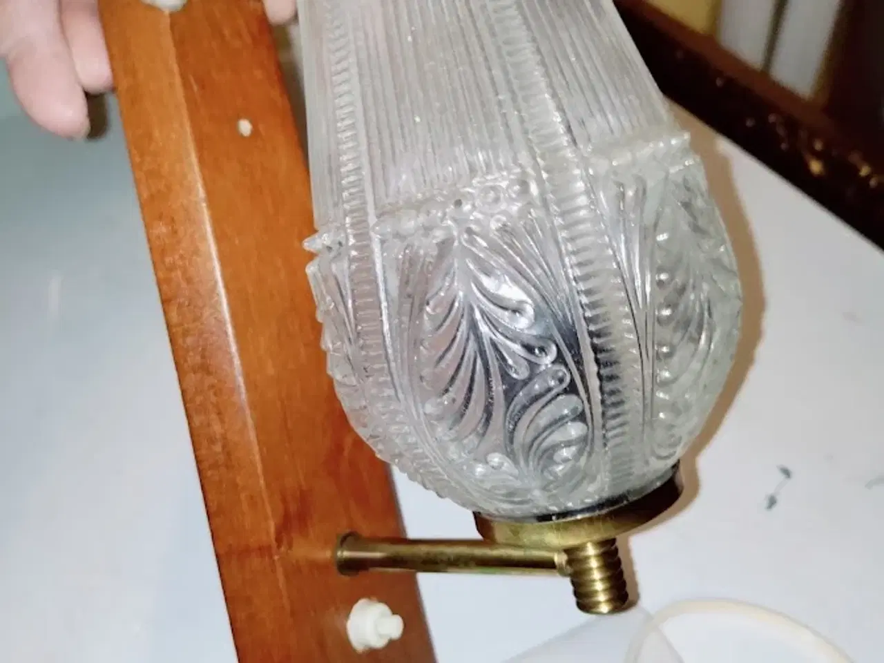 Billede 1 - fed væglampe fra e.s horn