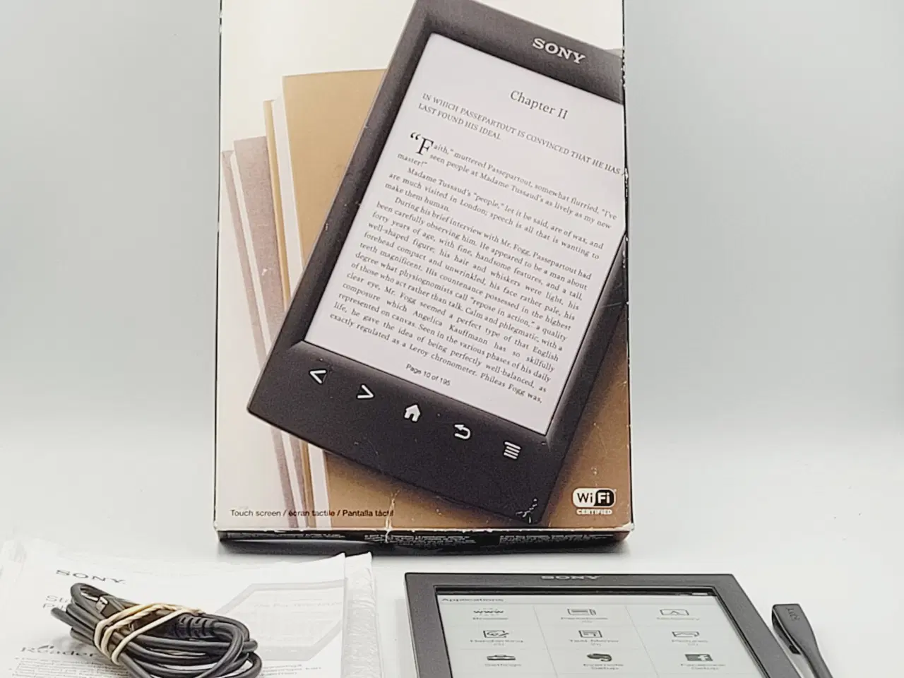 Billede 3 - ⭐️: Sony Reader (PRS-T2) – Komplet i original kass