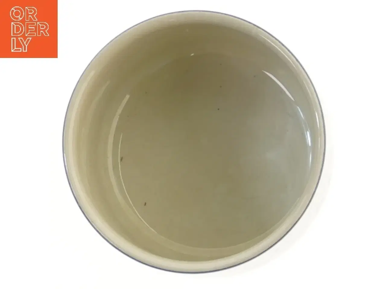 Billede 4 - Keramik krukke med trælåg fra Knabstrup (str. Ø 13x8,5 cm)