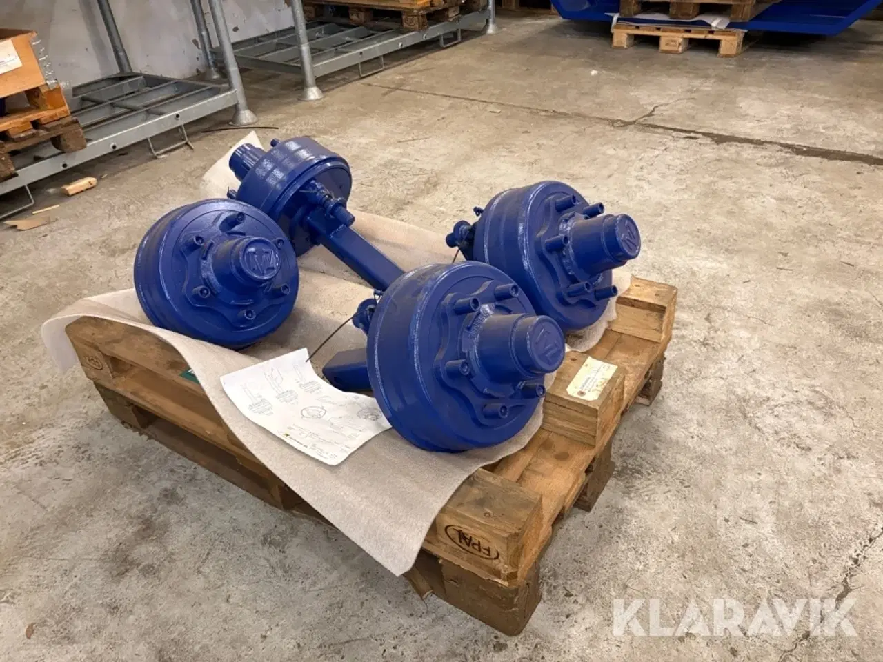 Billede 1 - Stubaksler TVZ HM490418 4 styk til hydraulik