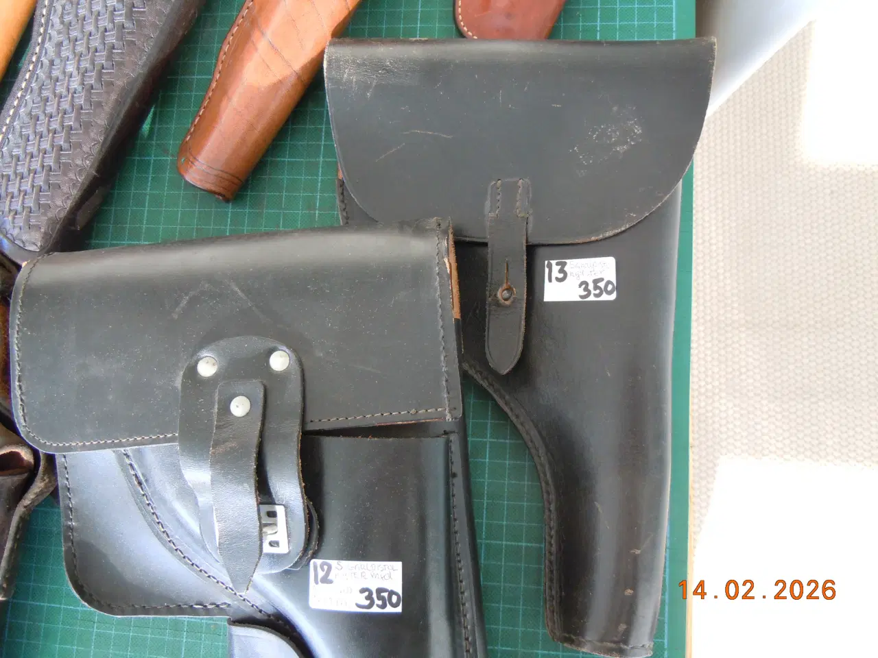 Billede 7 - Pistol og revolverhylstre, antikke+nyere. Fra 175