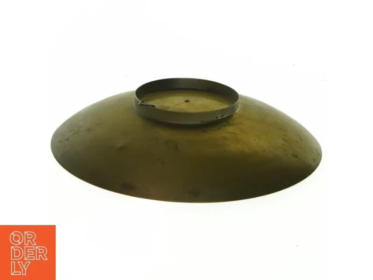 Billede 3 - Dekorativ messingbakke (str. 19,5 cm i diameter)