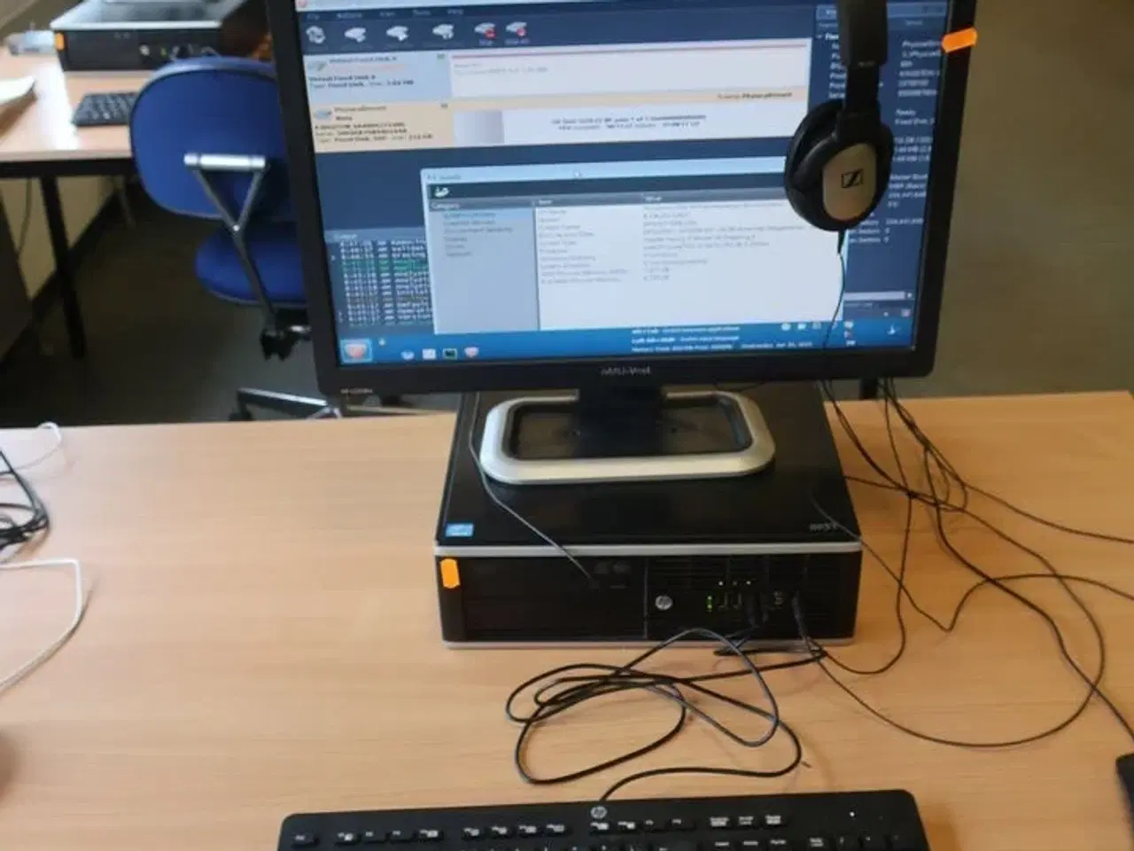 Billede 1 - HP 22" skærm m. tastatur L2208w (PC medfølger ikke)