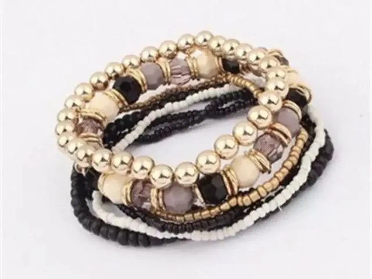 Billede 8 - Armbånd med perler sæt med 7 stk perlearmbånd 