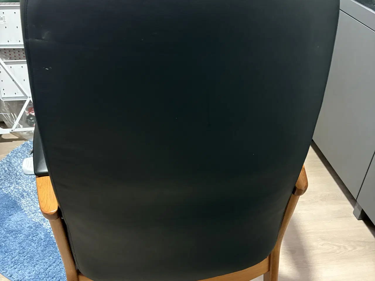 Billede 7 - Farstrup lænestol i læder 