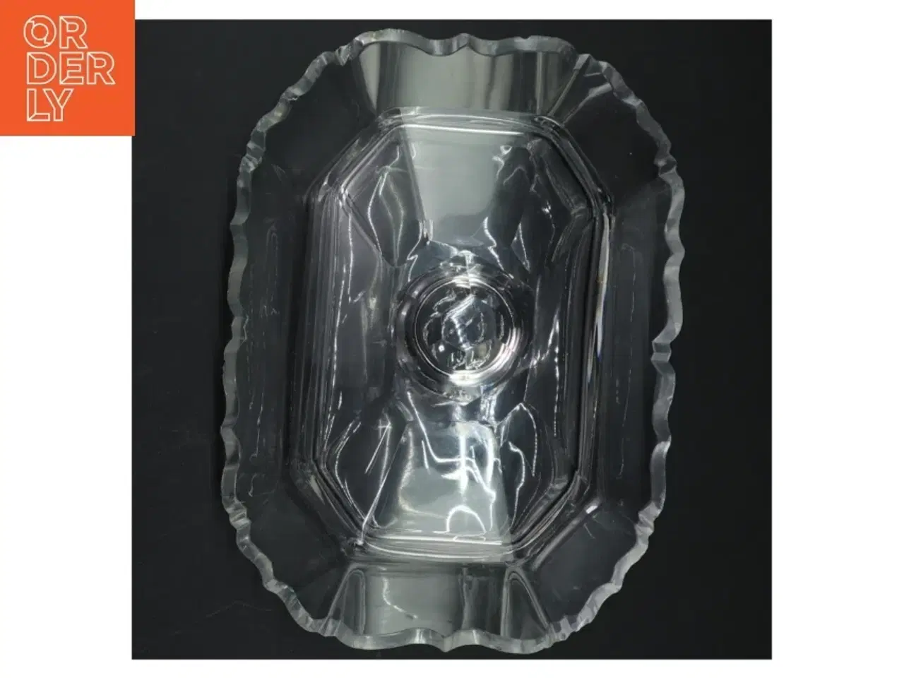Billede 4 - Osteklokke af glas med låg