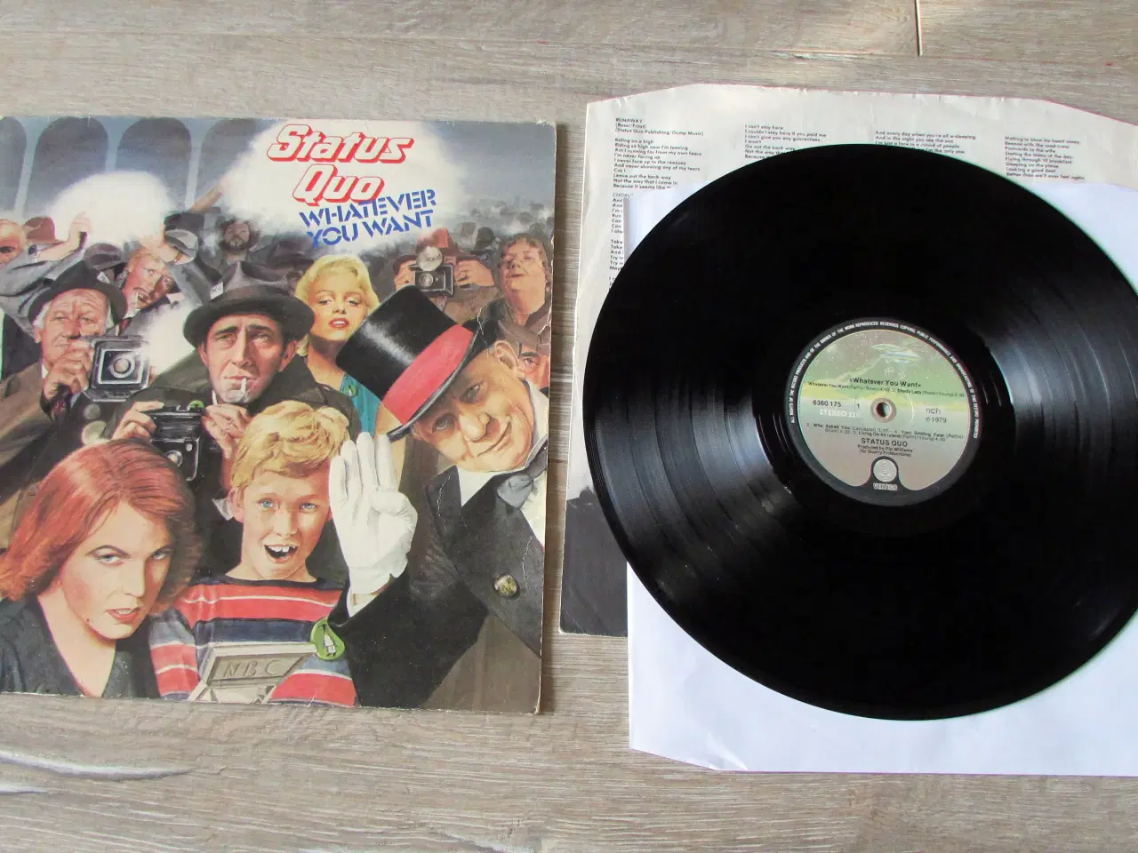 Billede 4 - STATUS QUO - WHATEVER YOU WANT LP