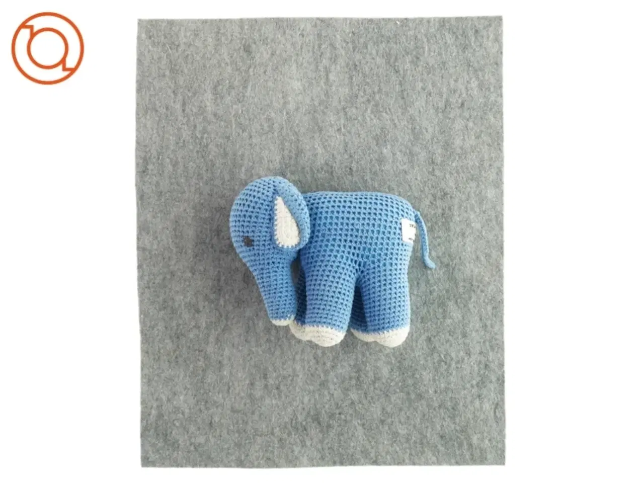 Billede 2 - Hæklet elefant (str. 17 x 13cm)