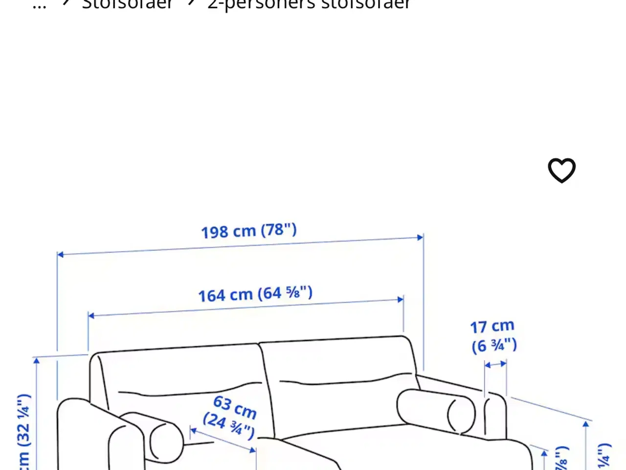 Billede 4 - Sofa 2 personers - ny