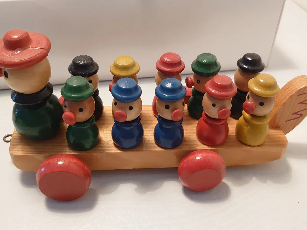 Billede 5 - 4 stk vintage trælegetøj. 3 stk Brio.