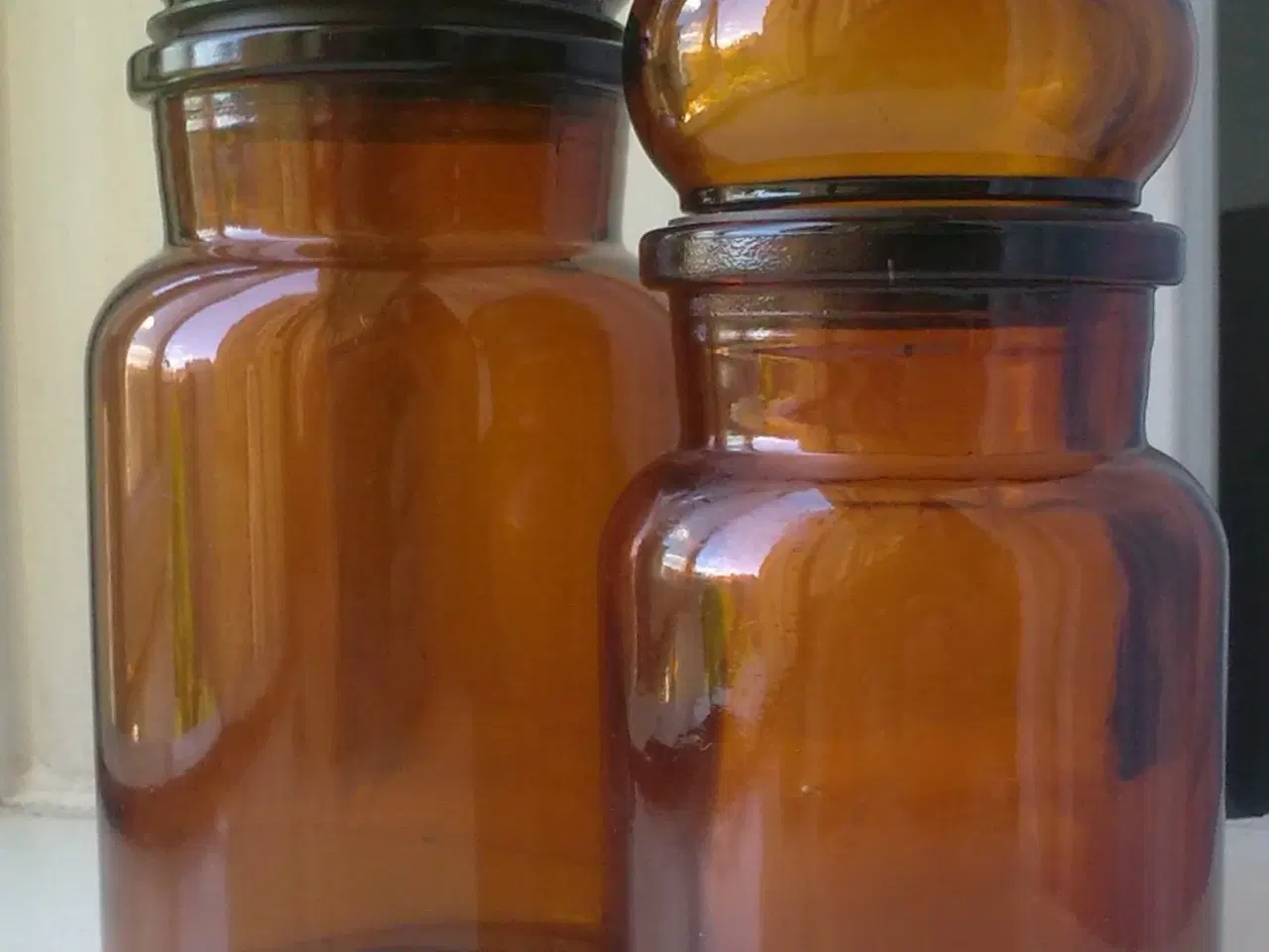 Billede 11 - Ravtone RETRO by-flasker 3 fra lille land & krukke