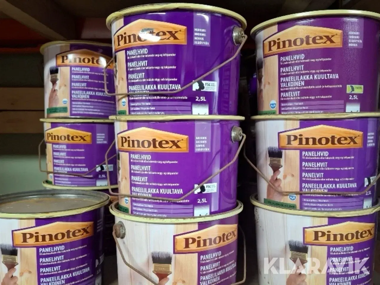 Billede 3 - Assorteret lak & panelhvid Pinotex - Panellak, møbellak & panelhvid, ca 50 styk