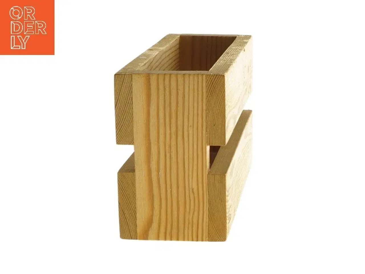 Billede 3 - Træserviet holder med juleservietter (str. 10,5x7x20 cm)