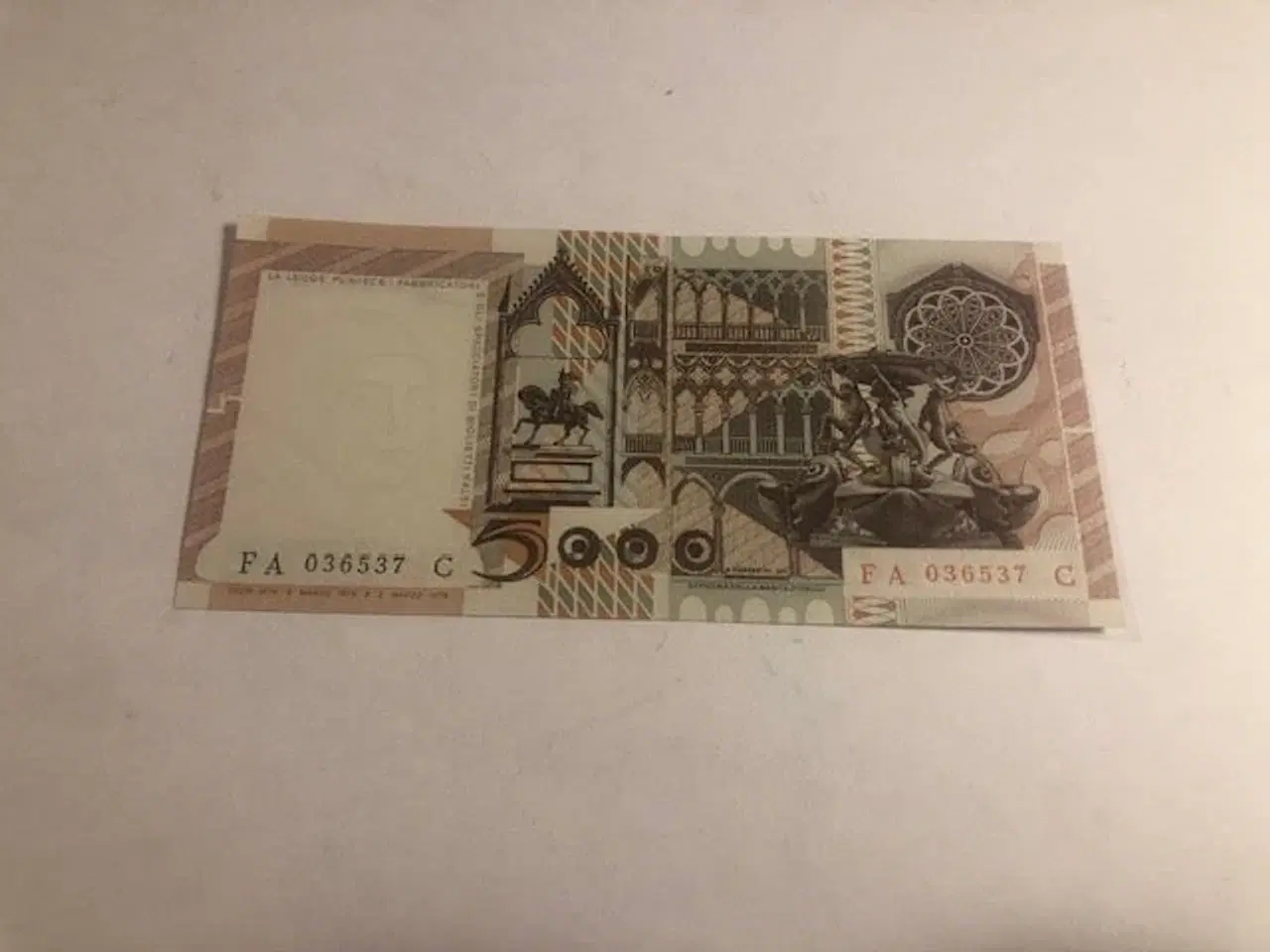 Billede 2 - 5000 lire Italy 1979