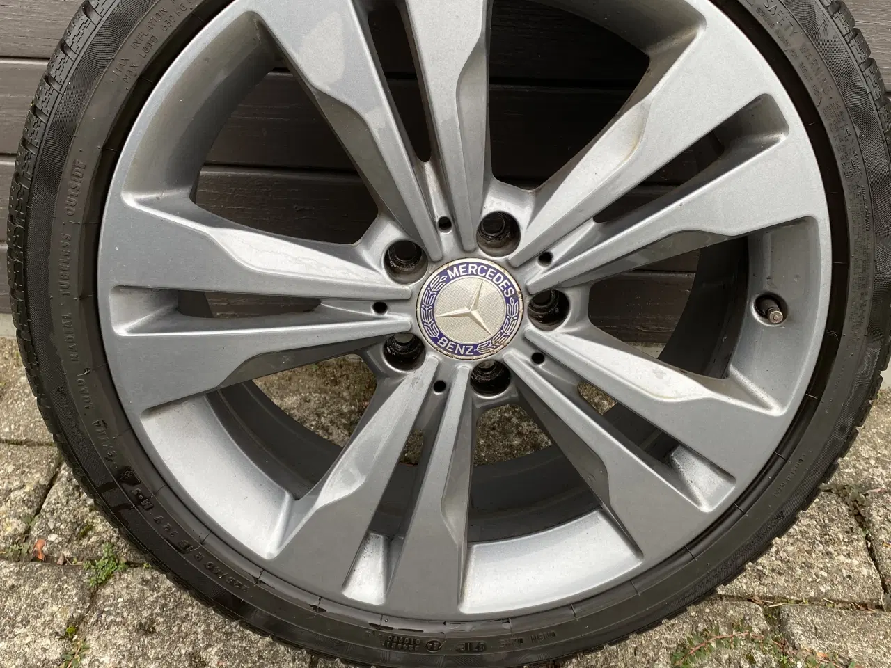 Billede 1 - Mercedes C alufælge med vinterdæk