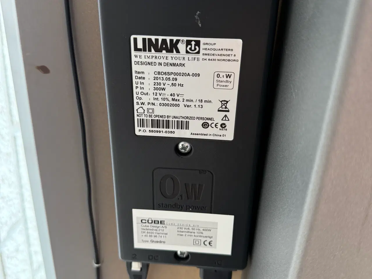 Billede 4 - CUBE hæve/sænke skrivebord. 