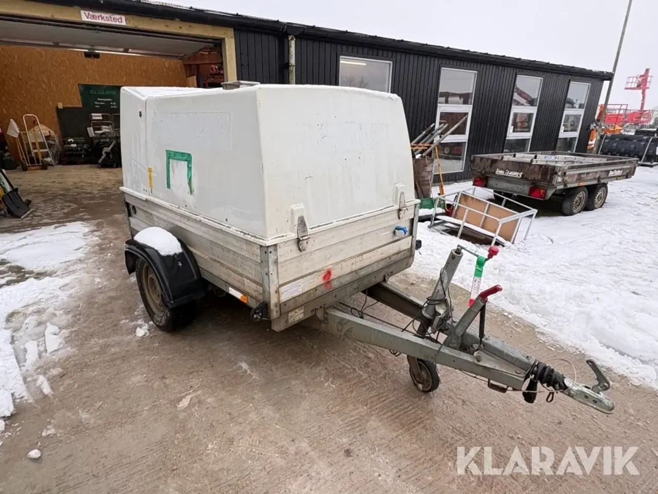 Billede 2 - Trailer med højtryksrenser Brenderup