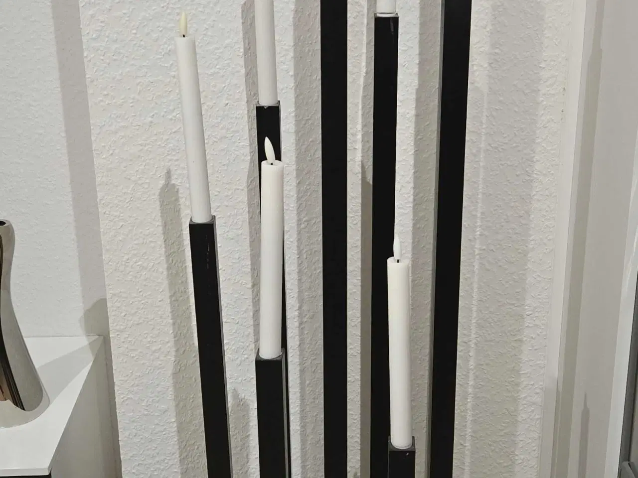 Billede 1 - Flot designerlysestage til gulvet 130 cm