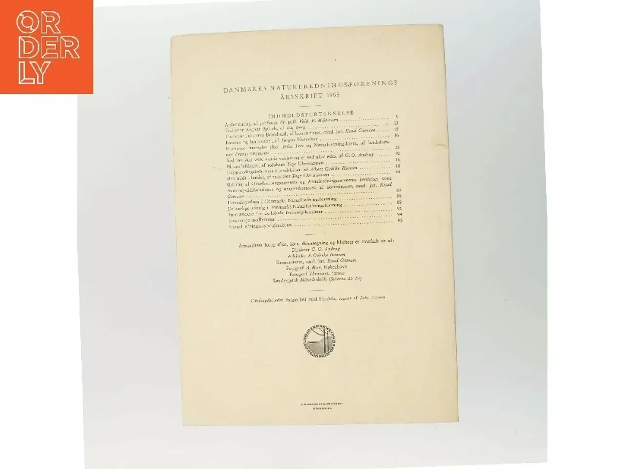 Billede 3 - Dansk Naturfredning af G. O. Andrup (Bog)