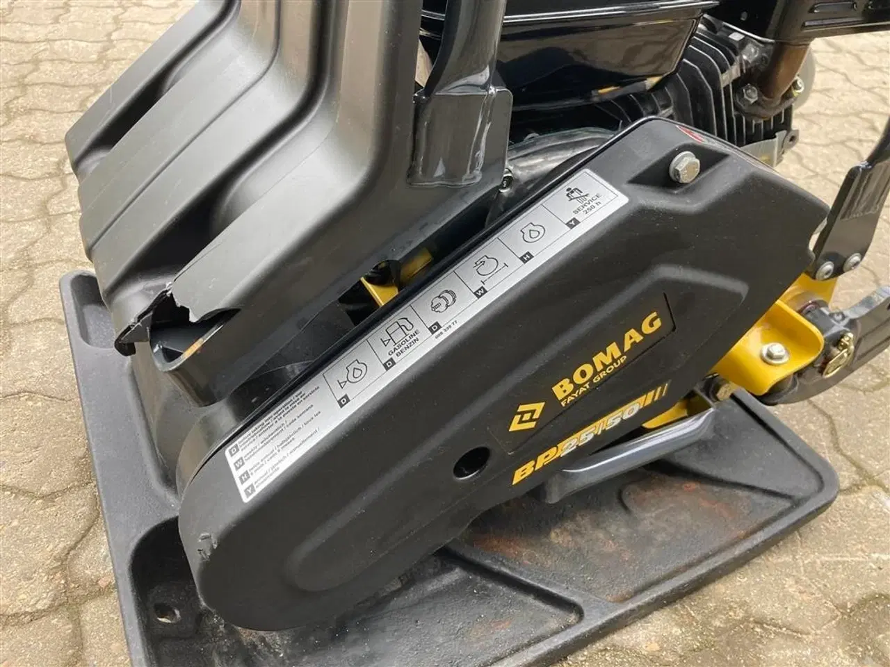 Billede 12 - Bomag BP 25/50 Håndtagsregulering af vibrationer og ondrejninger