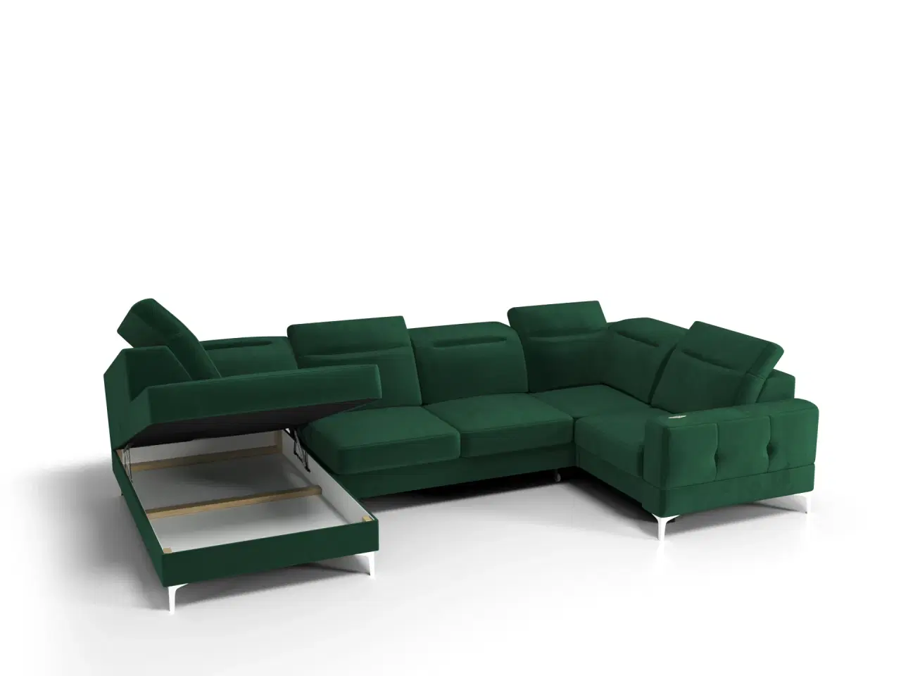 Billede 19 - MALI MAX II HJØRNESOFA MED SOVEFUNKTION OG RELAX FUNKTION 165x350x185 CM