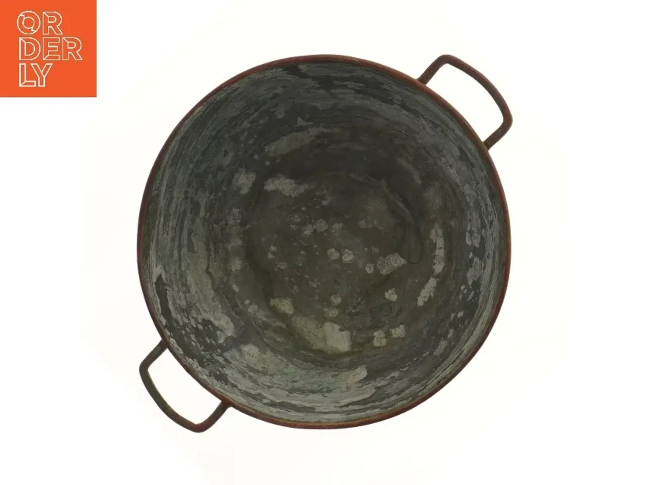 Billede 2 - Kobbergryde med ben (str. Ø 21 cm)