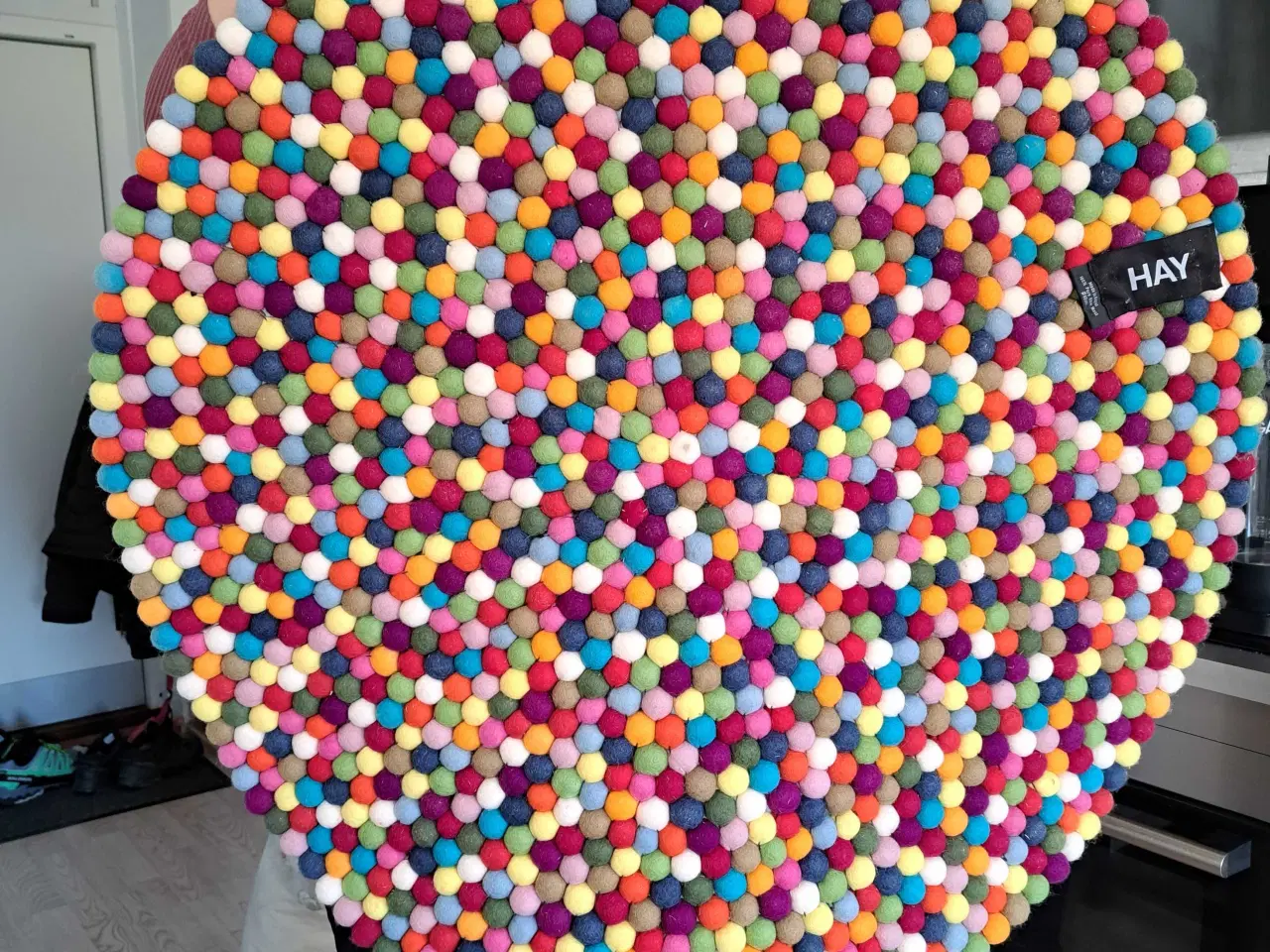 Billede 1 - HAY - Kugletæppe i uld