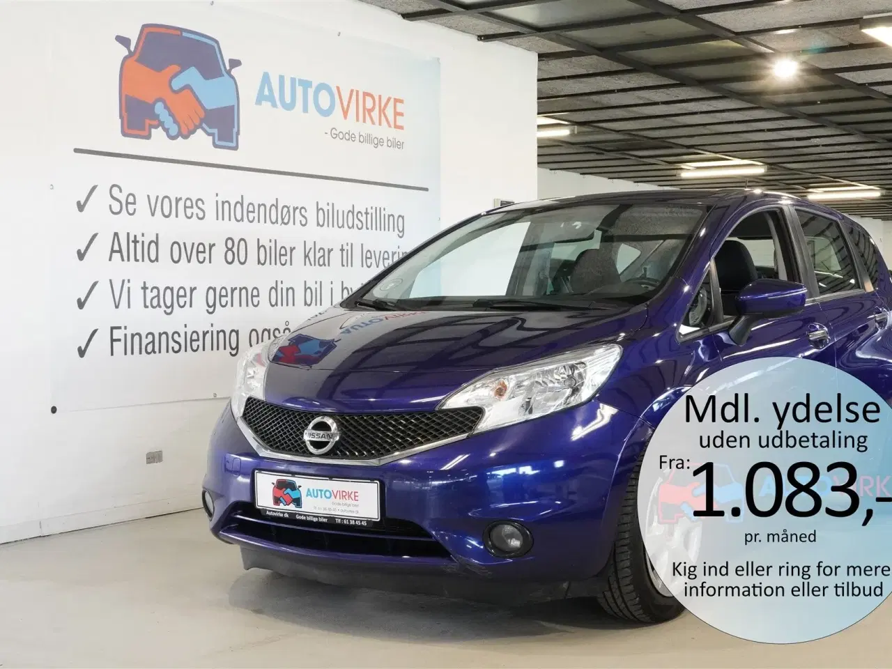 Billede 1 - Nissan Note 1,2 Visia 80HK 5d