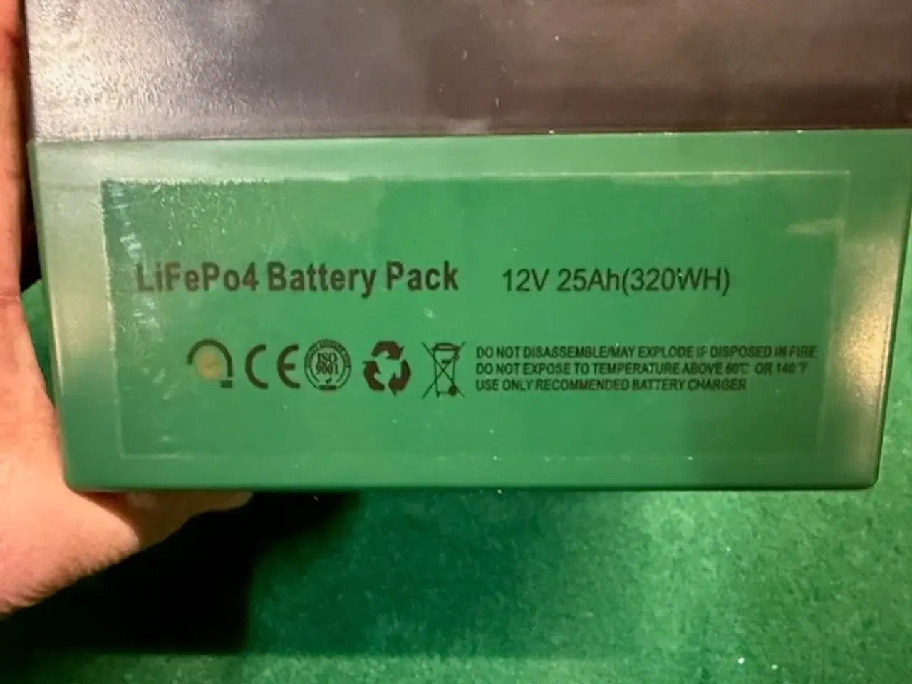 Billede 2 - LITHIUM GOLF Batteri 12 Volt / 25Ah / 320 Wh