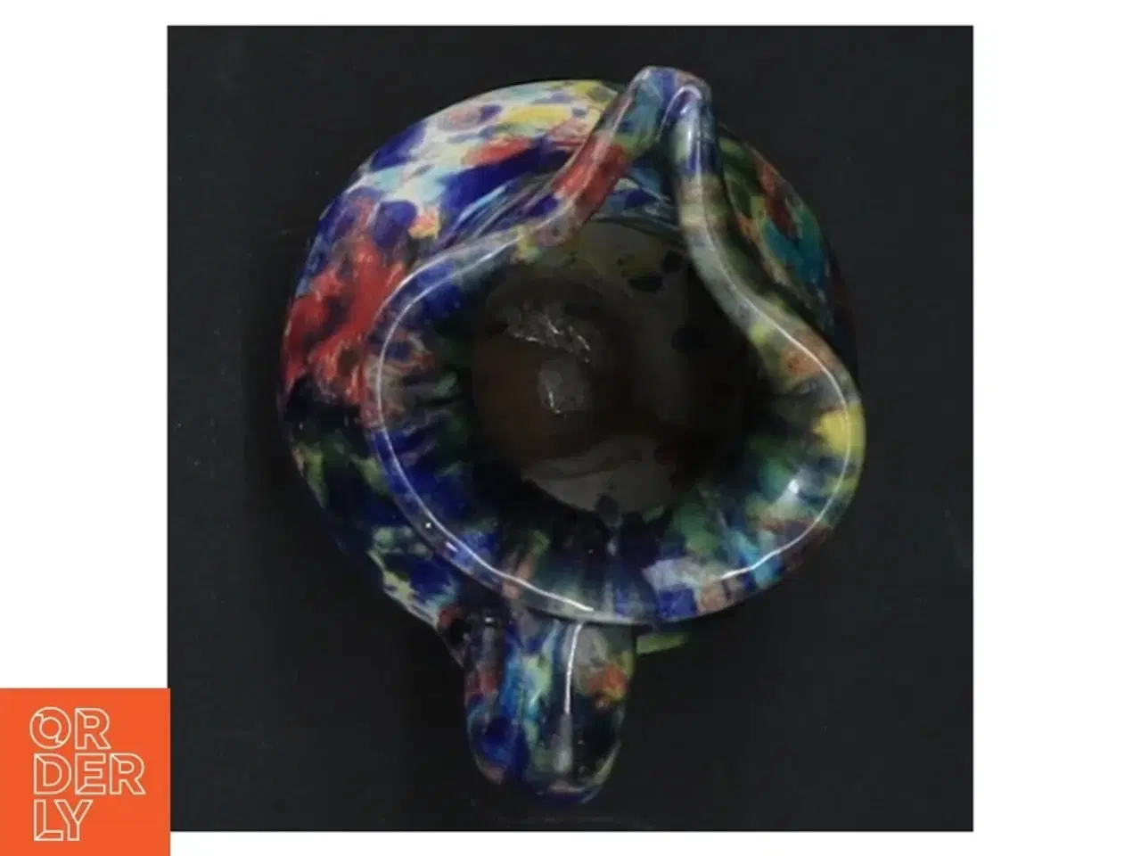 Billede 3 - Lille malet kande (str. H. 6 cm. ø. 5 cm)