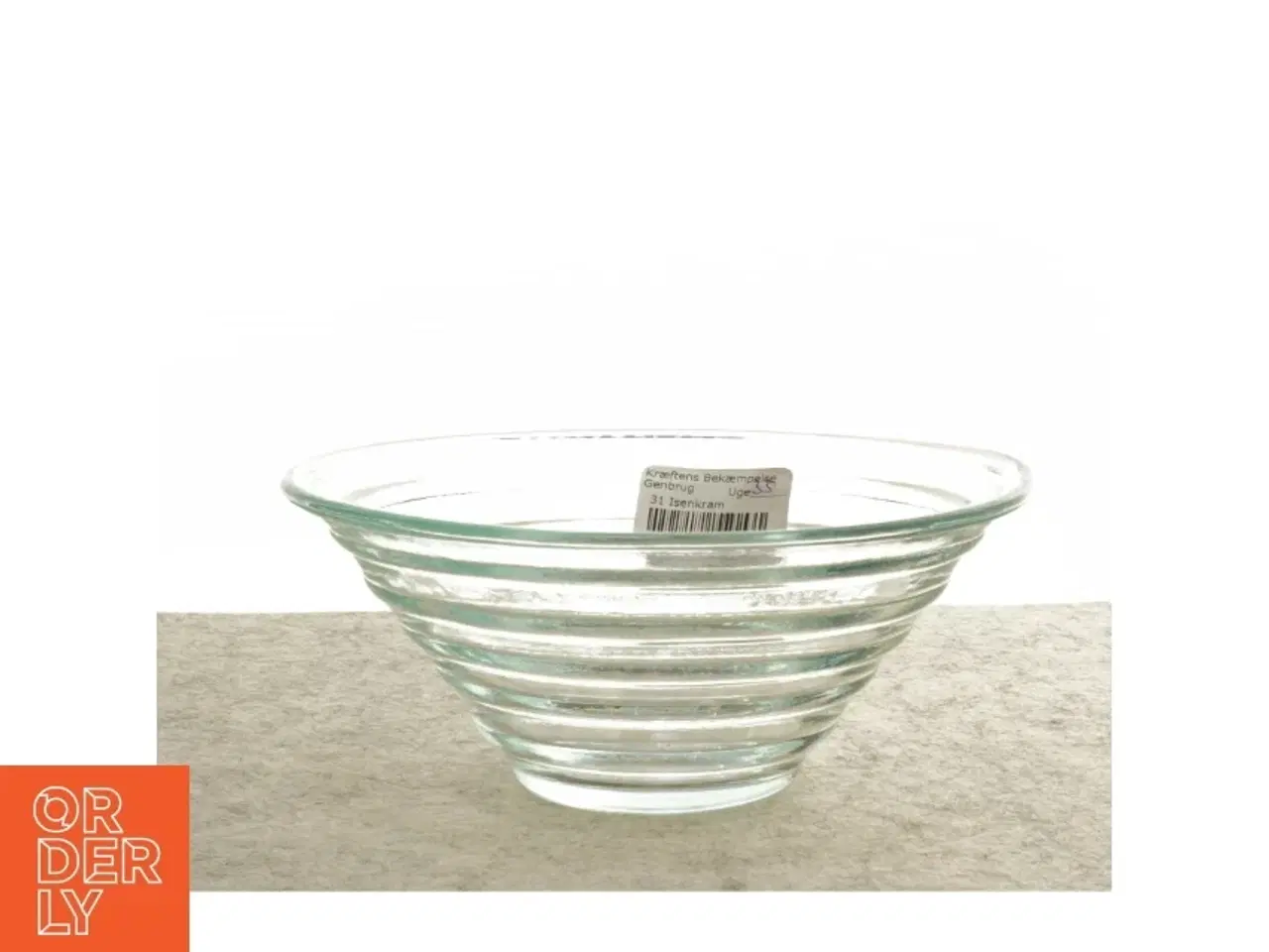 Billede 1 - Glasskål (str. 17 x 7 cm)