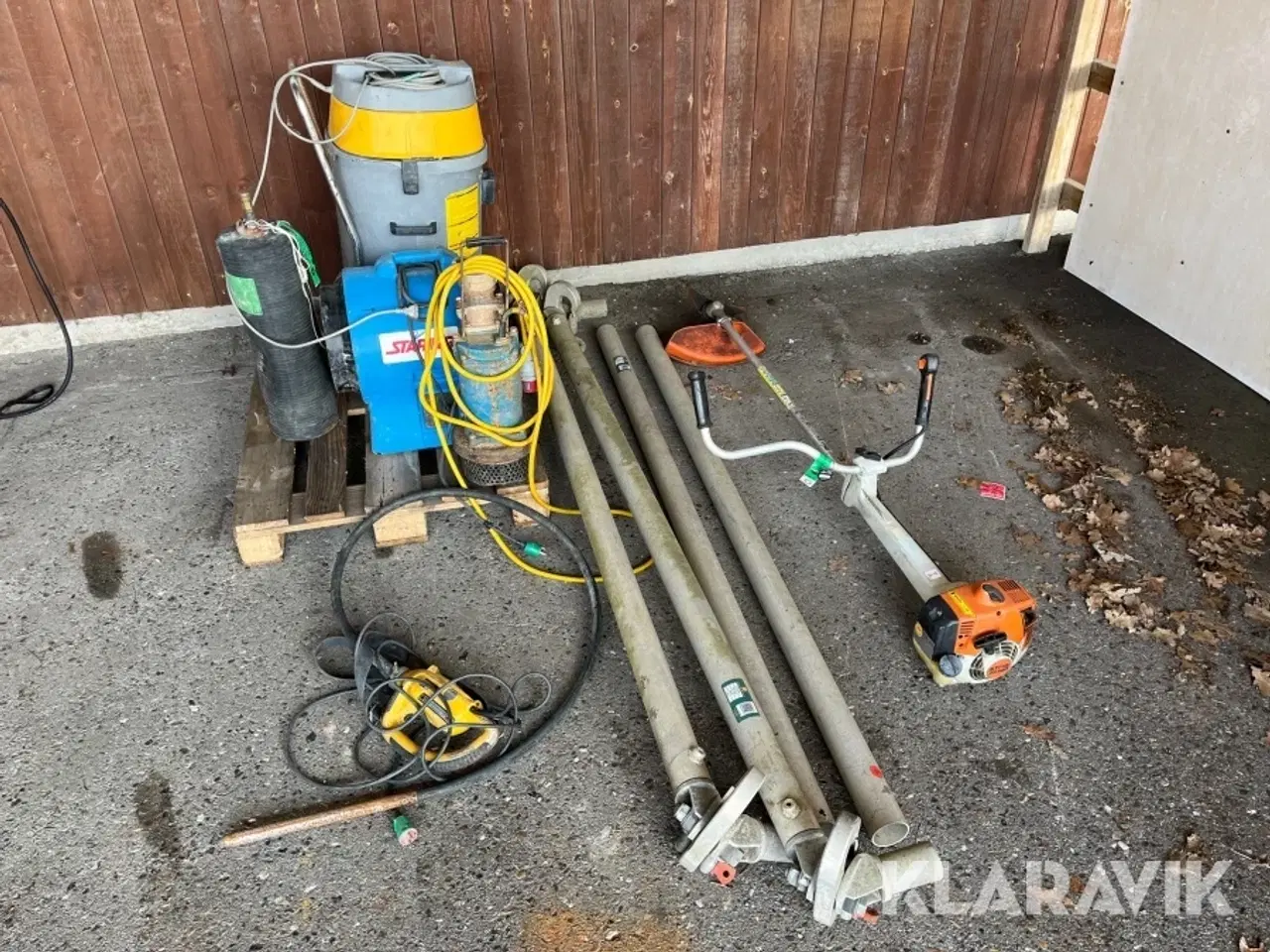 Billede 1 - Lot - løfteåg, buskrydder stavvibrator og øvrigt